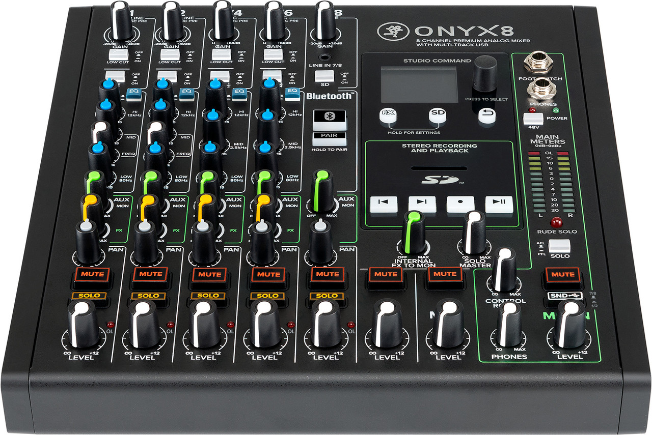 Mackie 8-Channel Premium Analog Mixer with Multi-Track USB